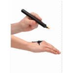 Bougies de cire Ouch!, 4 pièces, grand format, noires – Image 4