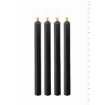 Bougies de cire Ouch!, 4 pièces, grand format, noires – Image 5