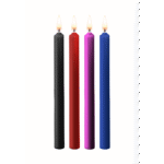 Bougies de cire Ouch!, 4 pièces, grand format, noires – Image 10