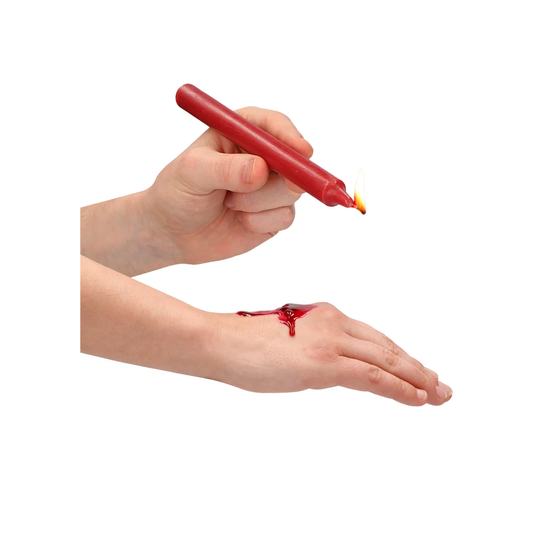 Bougies de cire Ouch!, 4 pièces, grand format, noires – Image 14