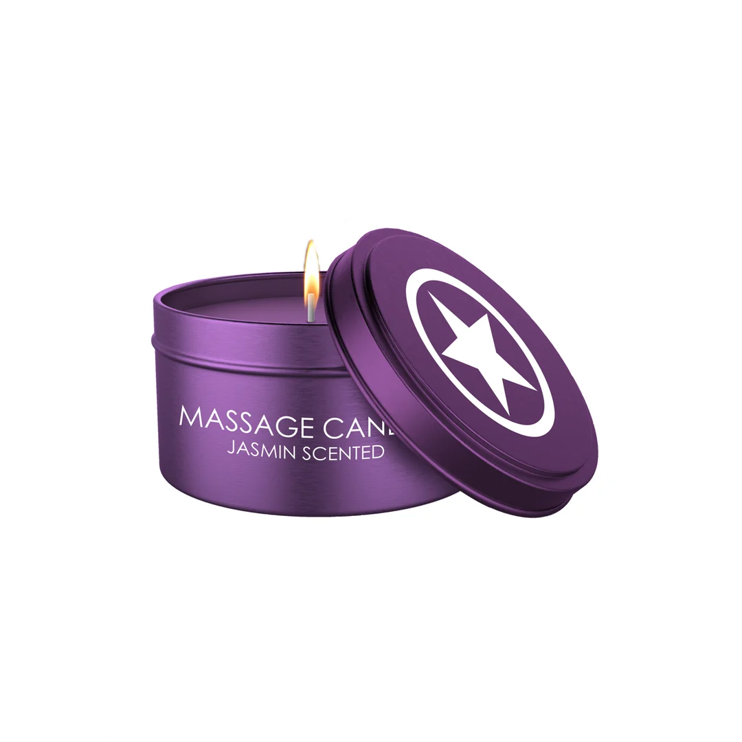 Bougie de massage violette Ouch! by Shots – Image 5