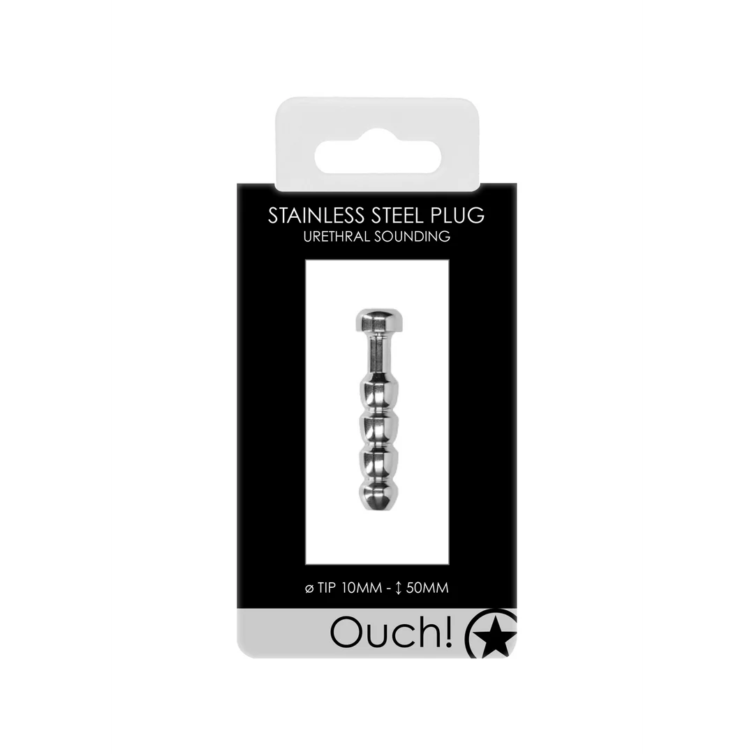 OU612-2 Plug pénien à reliefs – 0.4 / 10 mm – Image 1