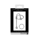 Plug pénien avec anneau torique – 0.4 / 10 mm