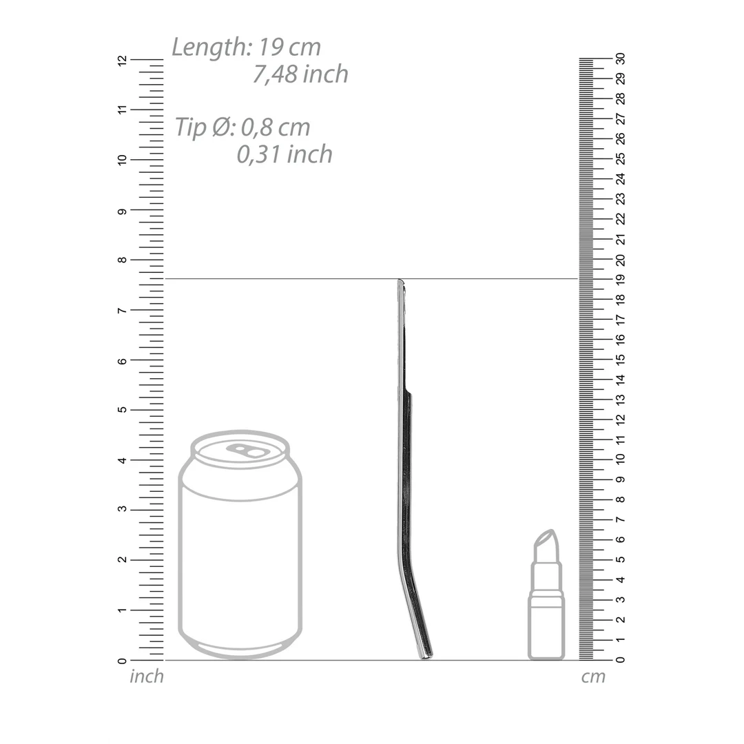 Sonde urétrale en acier inoxydable – 0,3 / 8 mm – Image 2