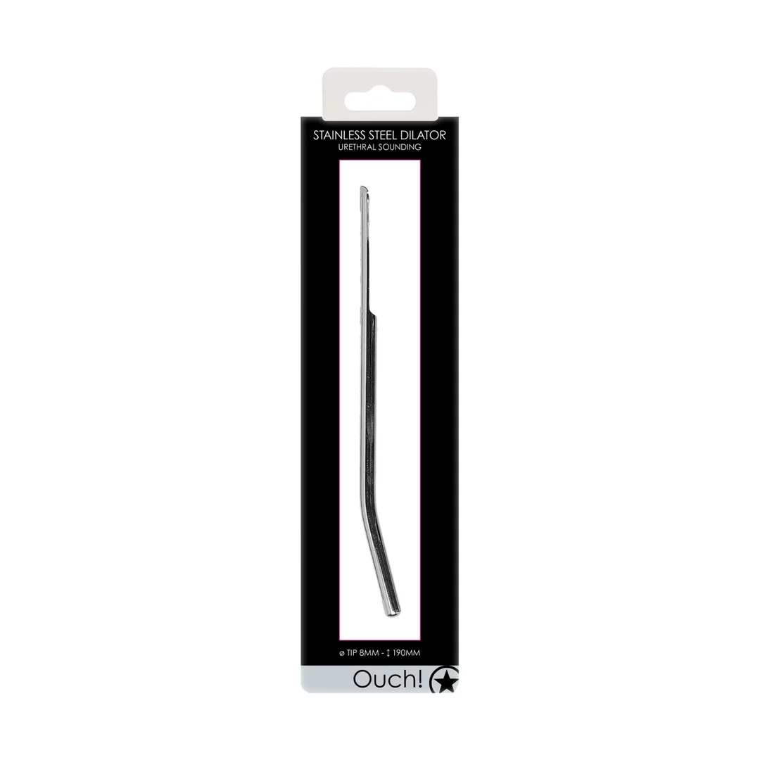 OU641-2 Sonde urétrale en acier inoxydable – 0,3 / 8 mm – Image 1