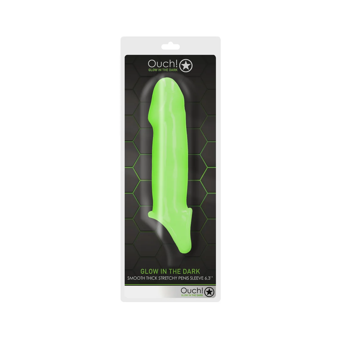 Ouch! Manchon pénien Glow in the Dark