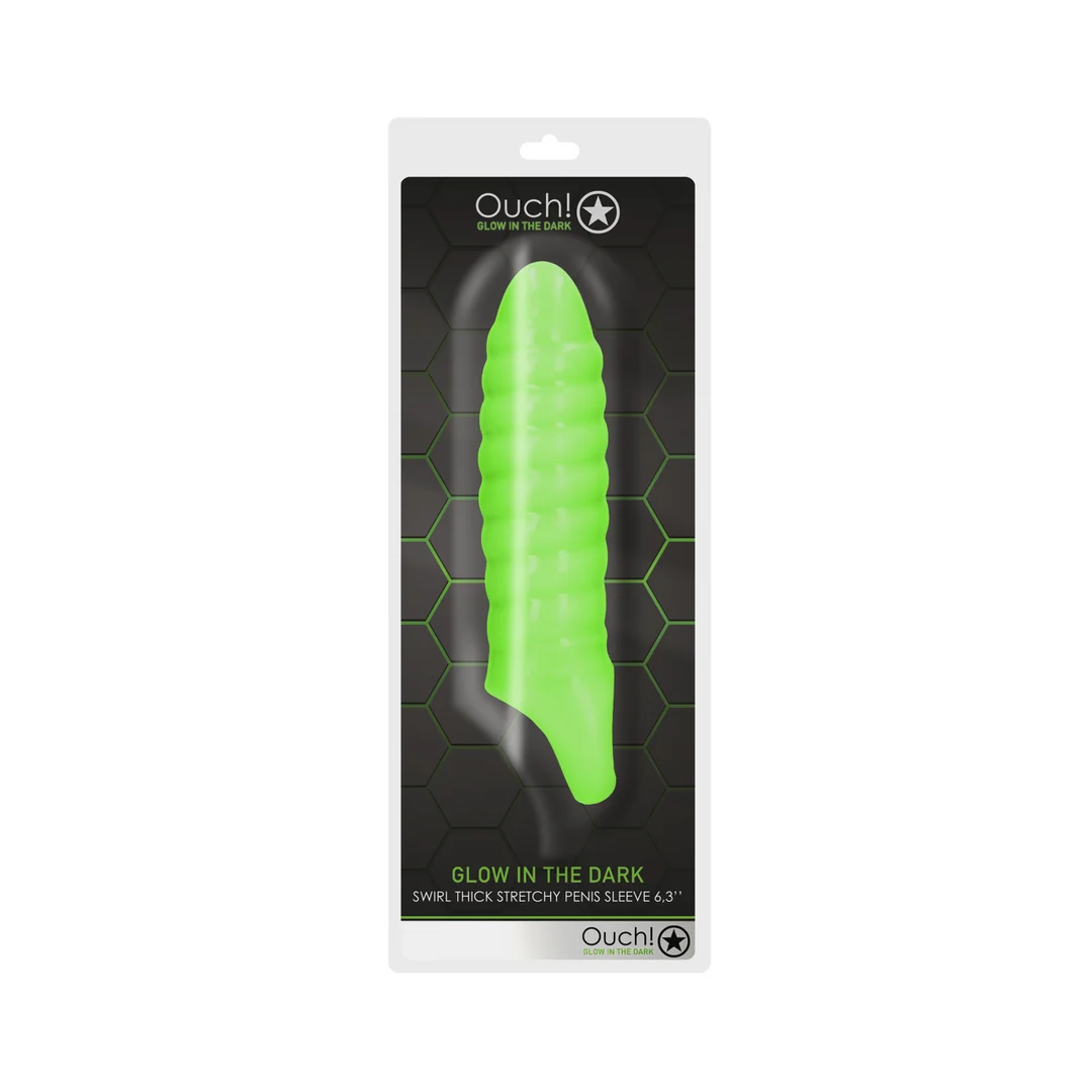Ouch! Swirl, gaine pénienne phosphorescente
