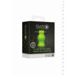 Masturbateur vibrant Ouch! Glow in the Dark avec tête vibrante