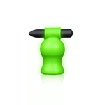 Masturbateur vibrant Ouch! Glow in the Dark avec tête vibrante – Image 3