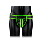 Jockstrap phosphorescent, sous vêtement sexy pour homme au style bondage – Ouch! – Image 4