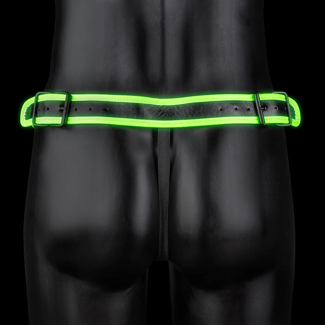 Jockstrap Ouch! Glow in the Dark avec boucles L/XL – Image 3