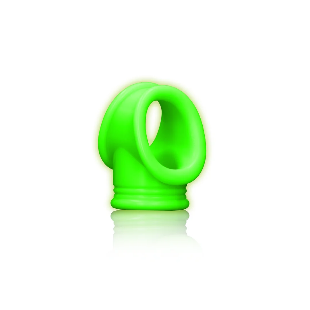 Anneau pénien avec sangle pour les testicules, phosphorescent – Image 3