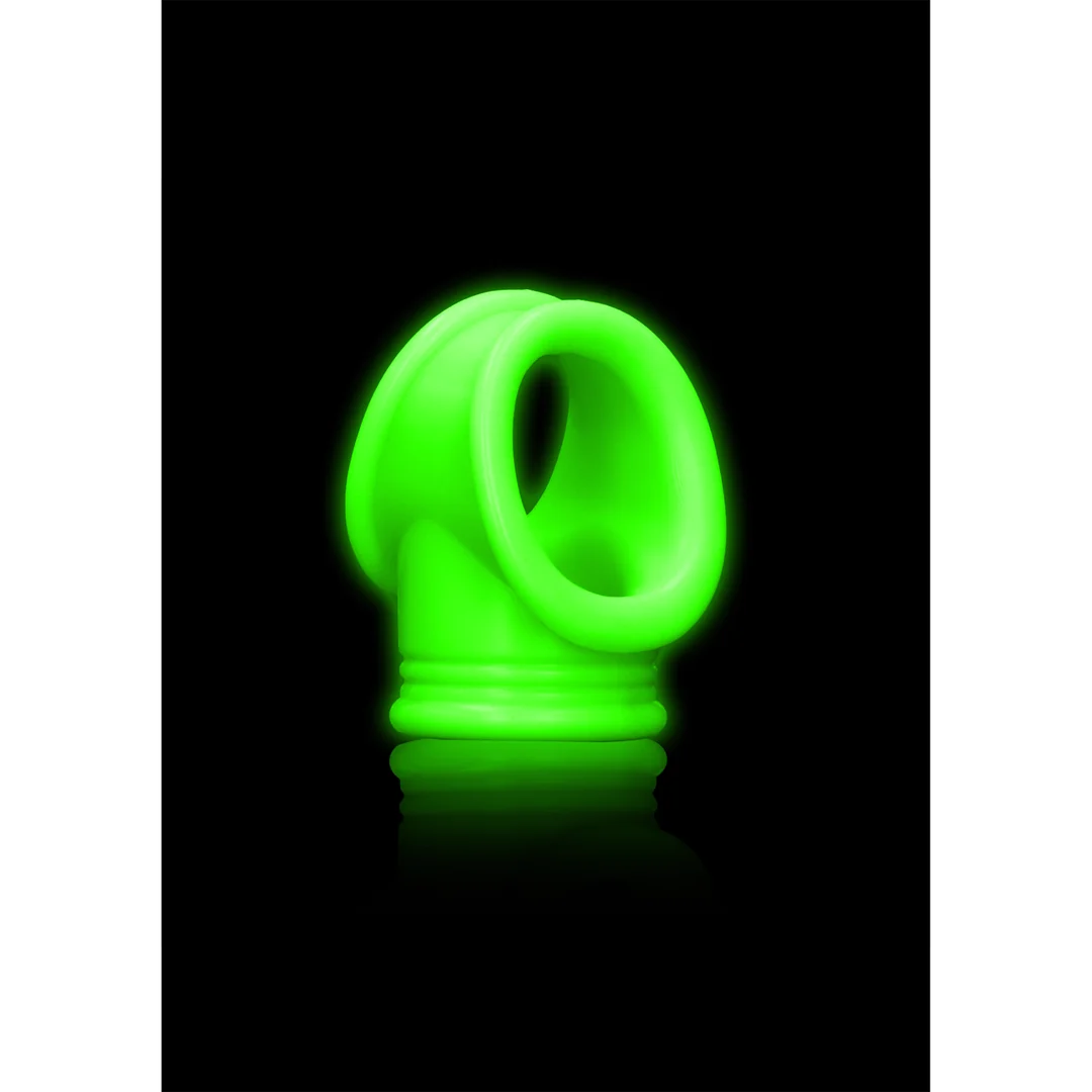 Anneau pénien avec sangle pour les testicules, phosphorescent – Image 5