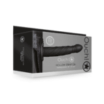 Ouch! Twisted Hollow Strap On 20 cm noir