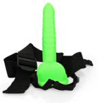 Ouch! Gode ceinture creux phosphorescent avec testicules – Image 5