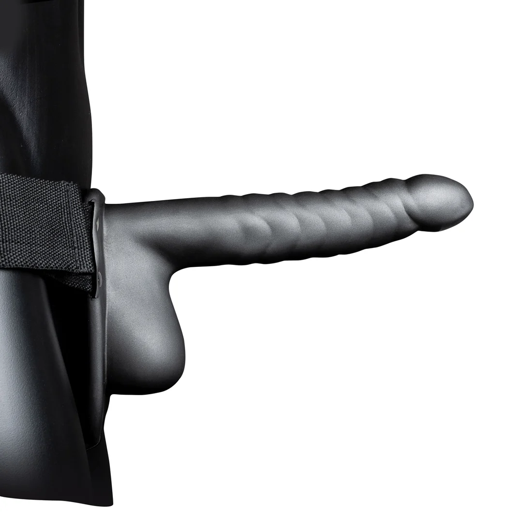 Ouch! Gode ceinture creux phosphorescent avec testicules – Image 15