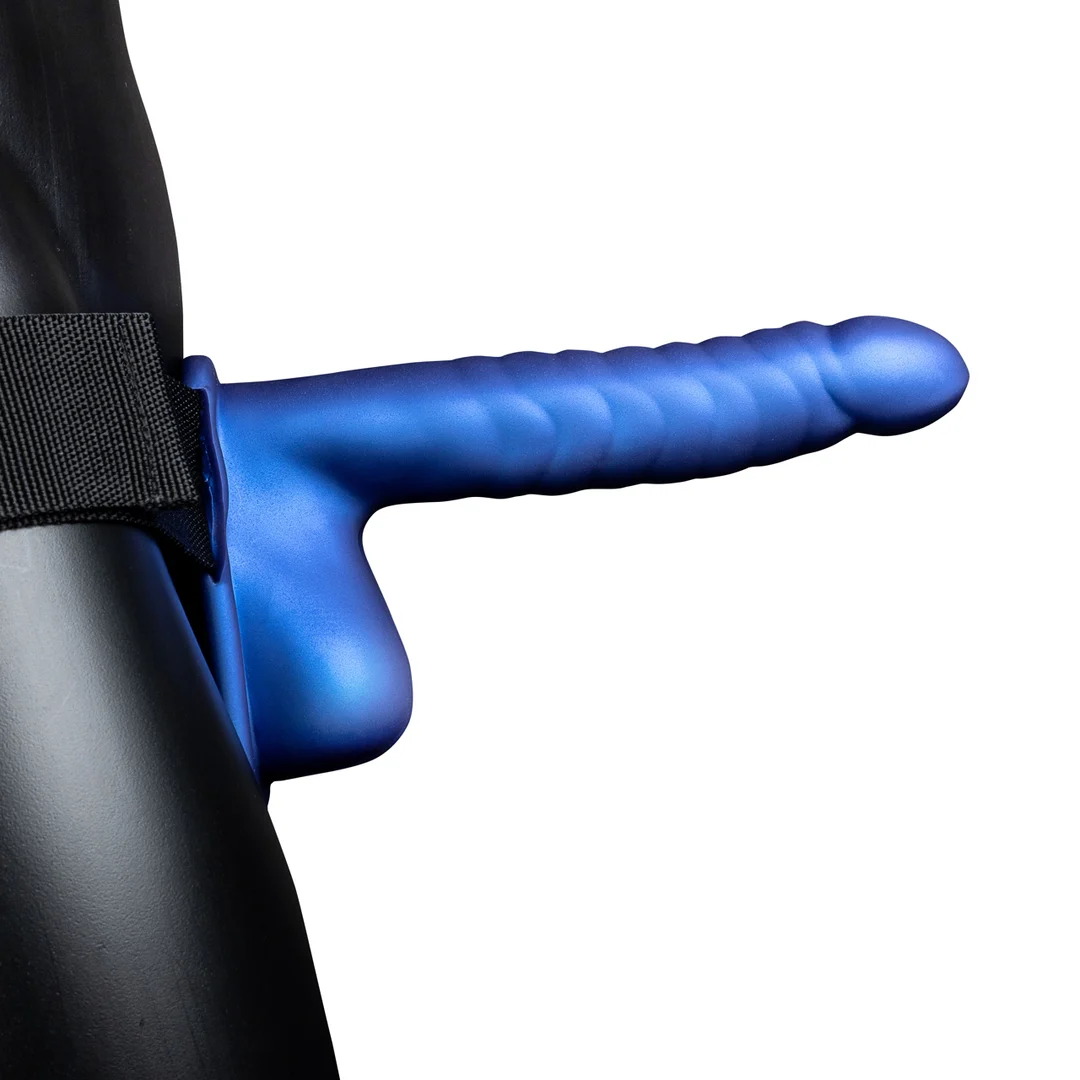 Ouch! Gode ceinture creux phosphorescent avec testicules – Image 21