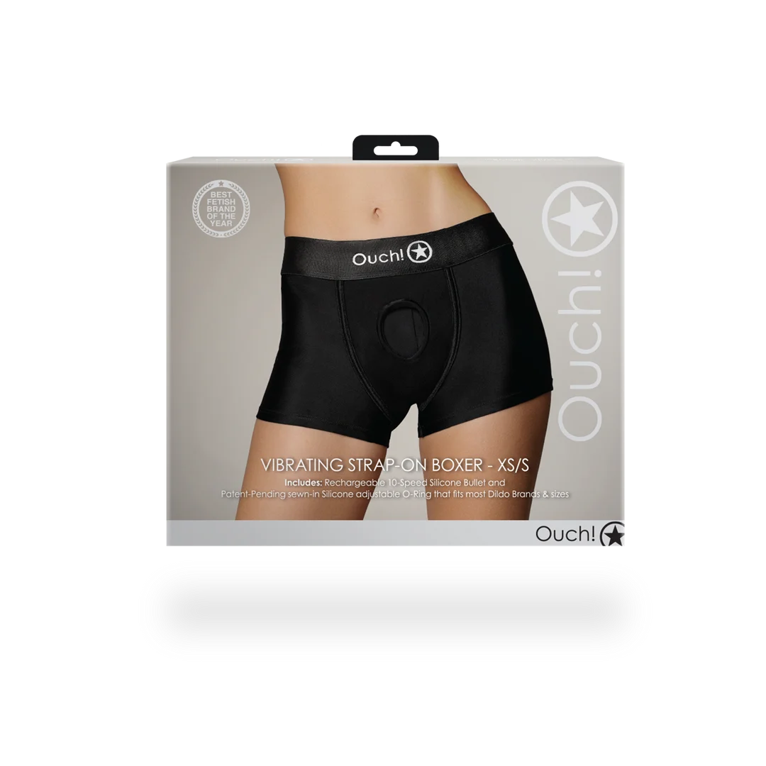 Boxer vibrant pour strap on Ouch! by Shots – Image 14