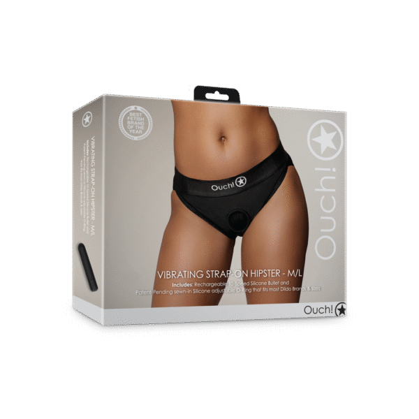Culotte boxer strap on vibrante Ouch!