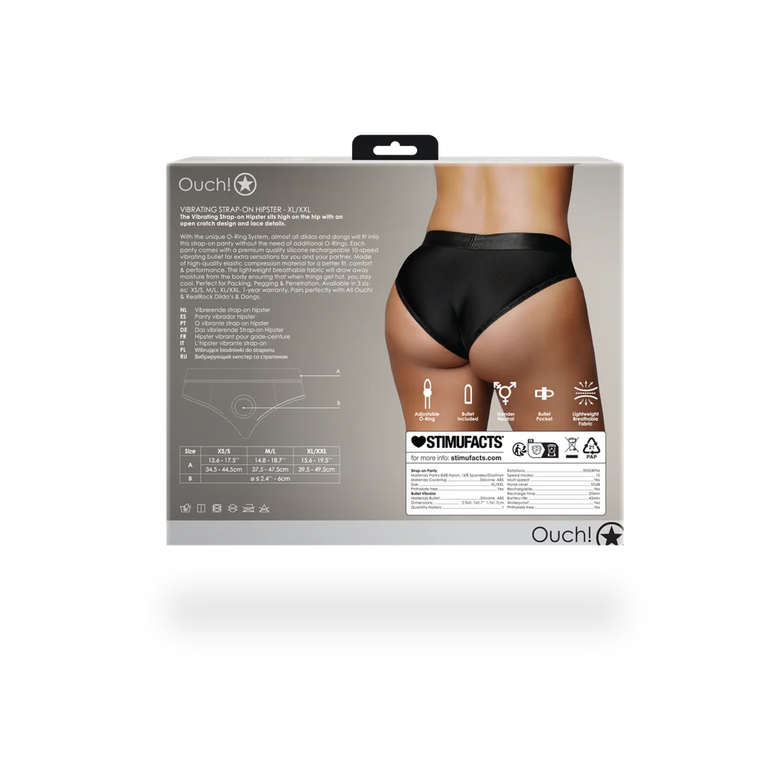 Culotte boxer strap on vibrante Ouch! – Image 9