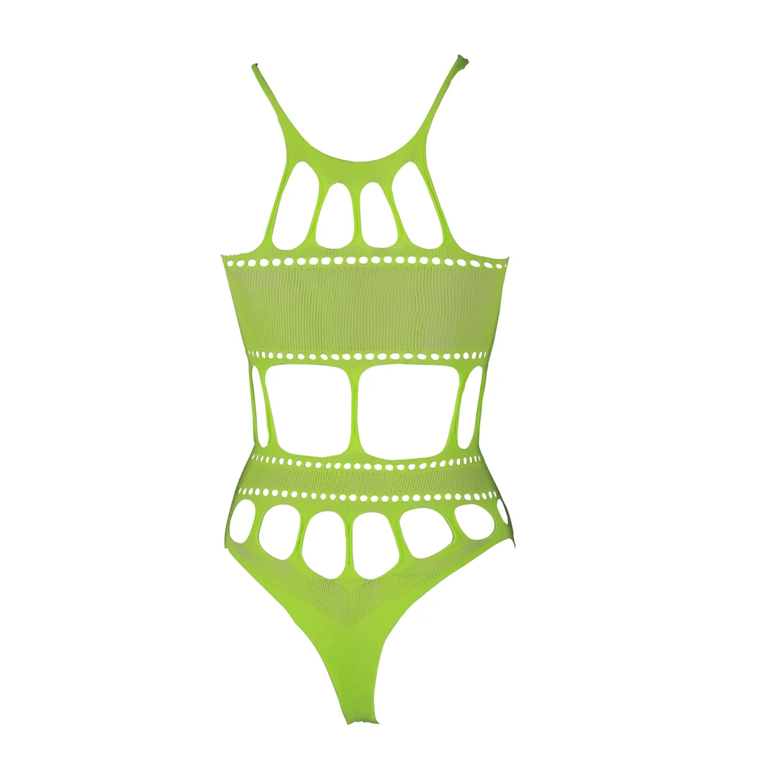 Body vert fluo à encolure grecque – Image 12
