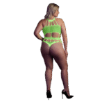 Body vert fluo à encolure grecque – Image 8