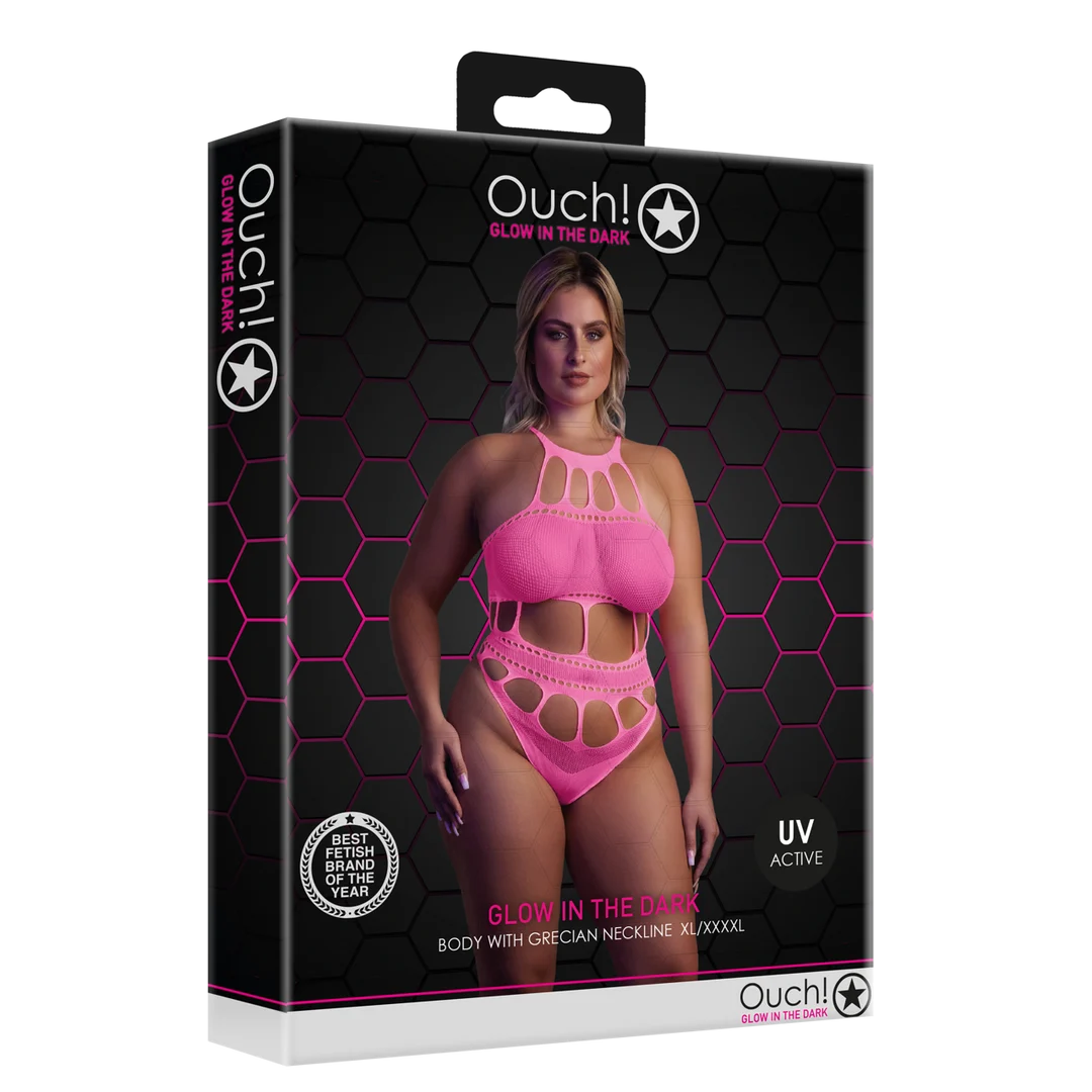 Body vert fluo à encolure grecque – Image 19
