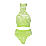 Ensemble vert fluo à col montant avec culotte – Image 5