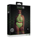Ensemble vert fluo à col montant avec culotte – Image 7