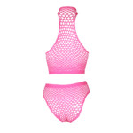 Ensemble vert fluo à col montant avec culotte – Image 18