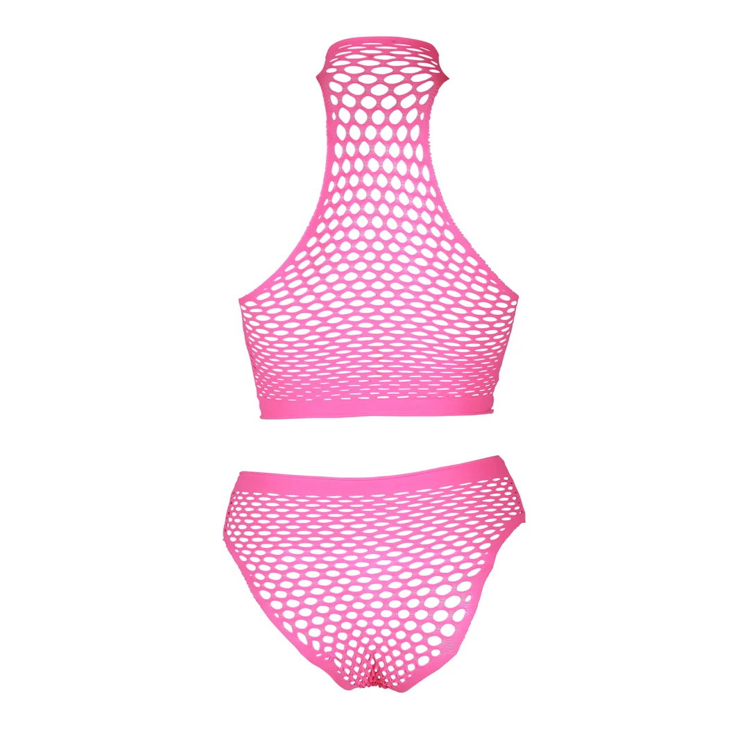 Ensemble vert fluo à col montant avec culotte – Image 24