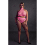 Ensemble vert fluo à col montant avec culotte – Image 21