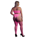 Ensemble vert fluo avec crop top et bas – Image 20