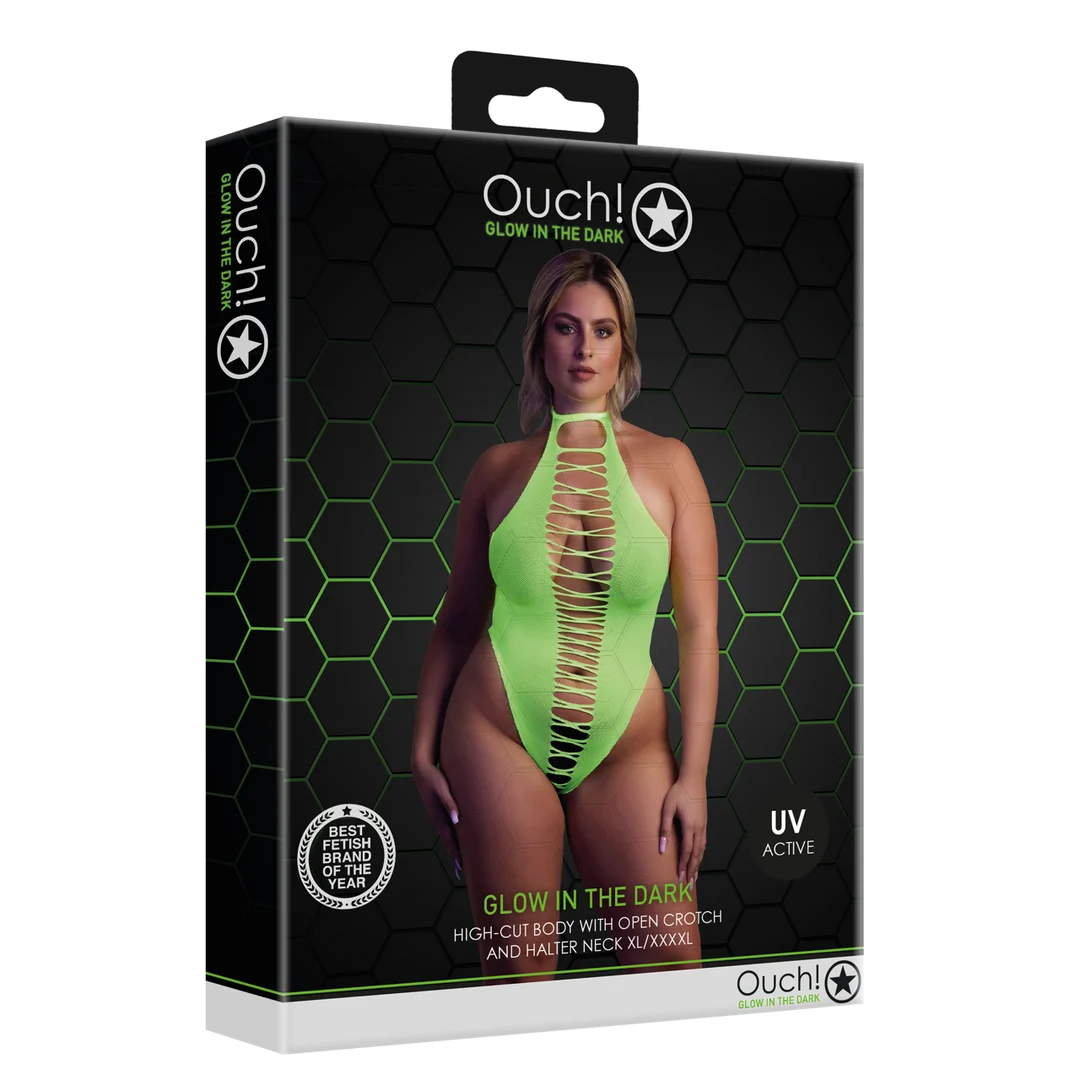 Body échancré vert fluo – Image 7