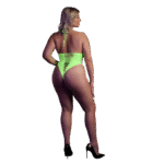 Body échancré vert fluo – Image 8