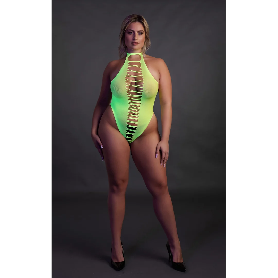 Body échancré vert fluo – Image 9