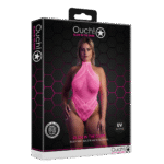 Body rose fluo à encolure dos nu – Image 13