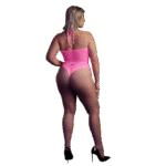 Body rose fluo à encolure dos nu – Image 14