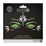 Ouch! Bijoux autocollants phosphorescents pour le visage