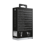 Strap on avec sangle réglable – Strap on double en silicone nervuré – réglable – noir – Image 2