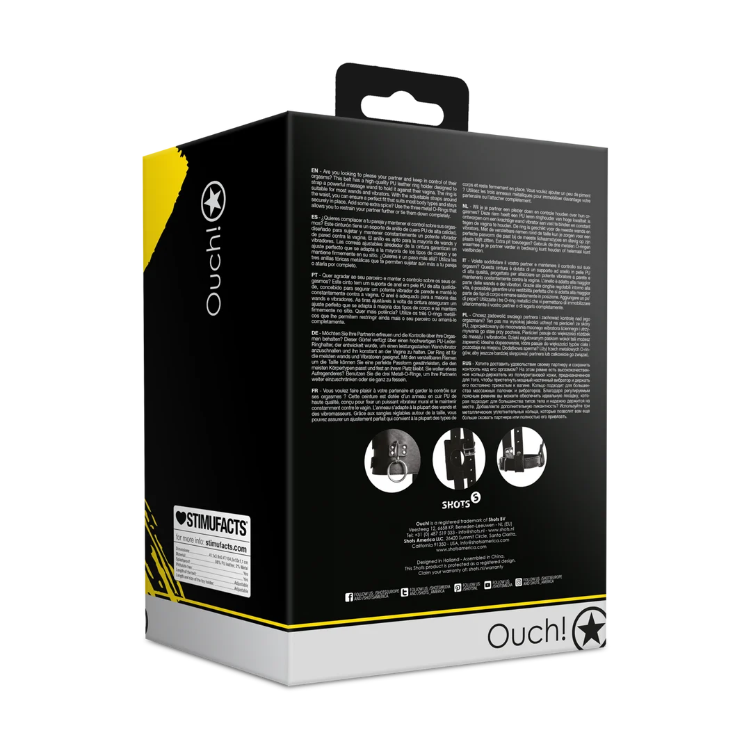 Ceinture Ouch! by Shots avec support pour vibromasseur – Image 2