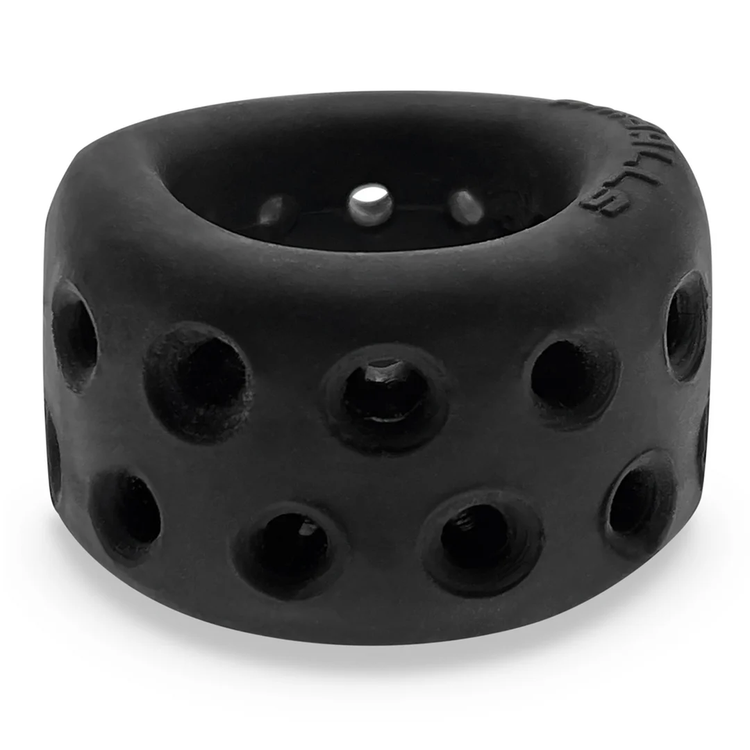 Anneau d’étirement des testicules avec trous d’aération – Black Ice – Image 3