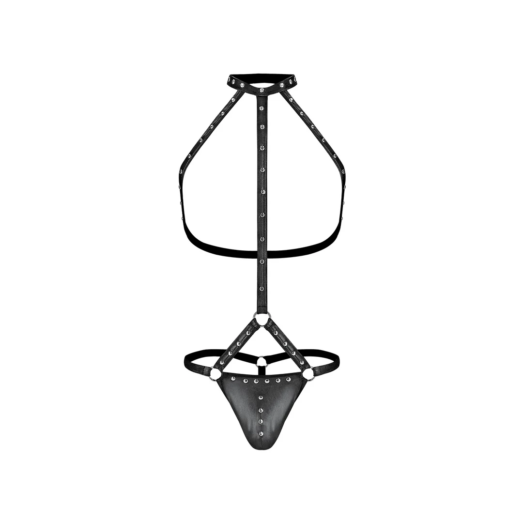 String homme avec harnais et tour de cou pour un style fetish – Male Power – Image 4