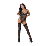 Body Phoenix avec chaînes et jarretelles, 2X, noir – Image 12