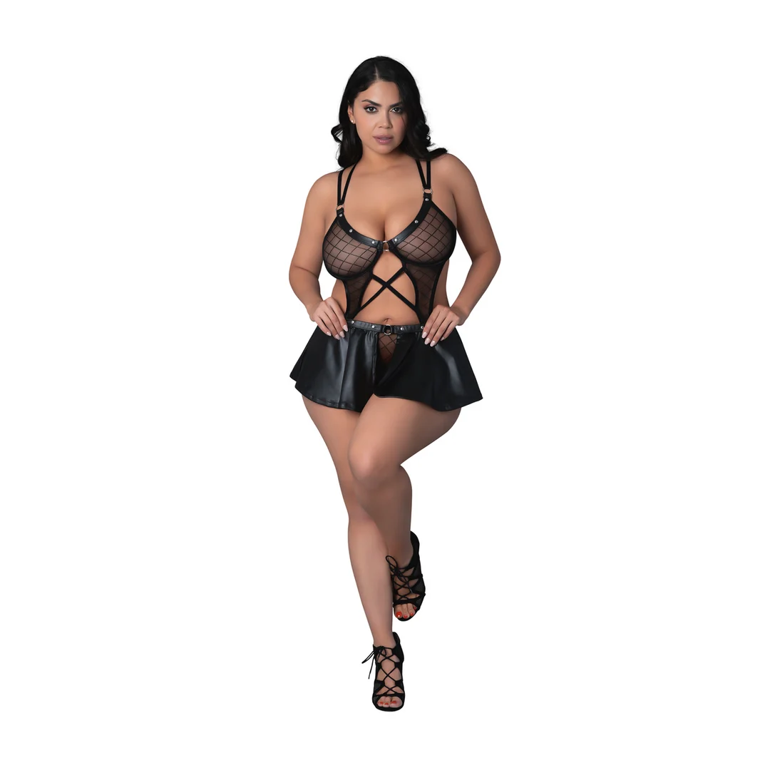 Ensemble de lingerie Anastasia ouvert à l’entrejambe – Image 4