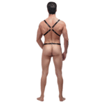 Harnais bondage pour homme, taille unique, avec anneaux réglables – Male Power – Image 3