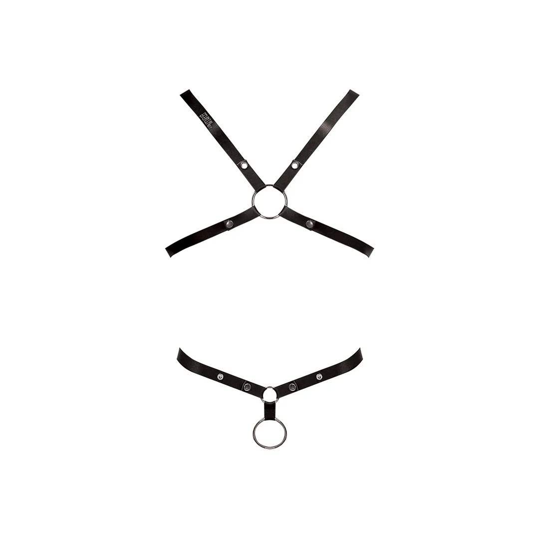Harnais bondage pour homme, taille unique, avec anneaux réglables – Male Power – Image 4
