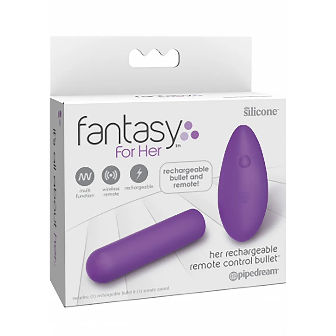 Bullet rechargeable Pipedream avec télécommande – Image 1
