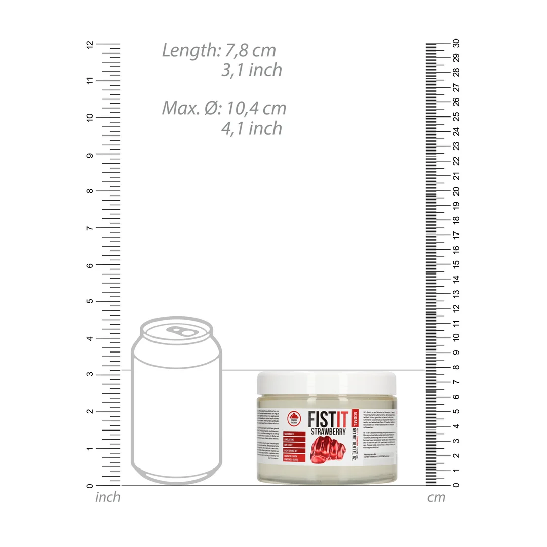 Fist It lubrifiant extra épais à la fraise 500 ml – Image 5