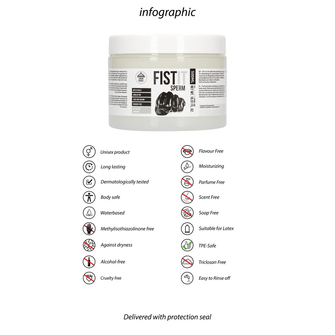 Lubrifiant sperme Fist It 500 ml – Image 5